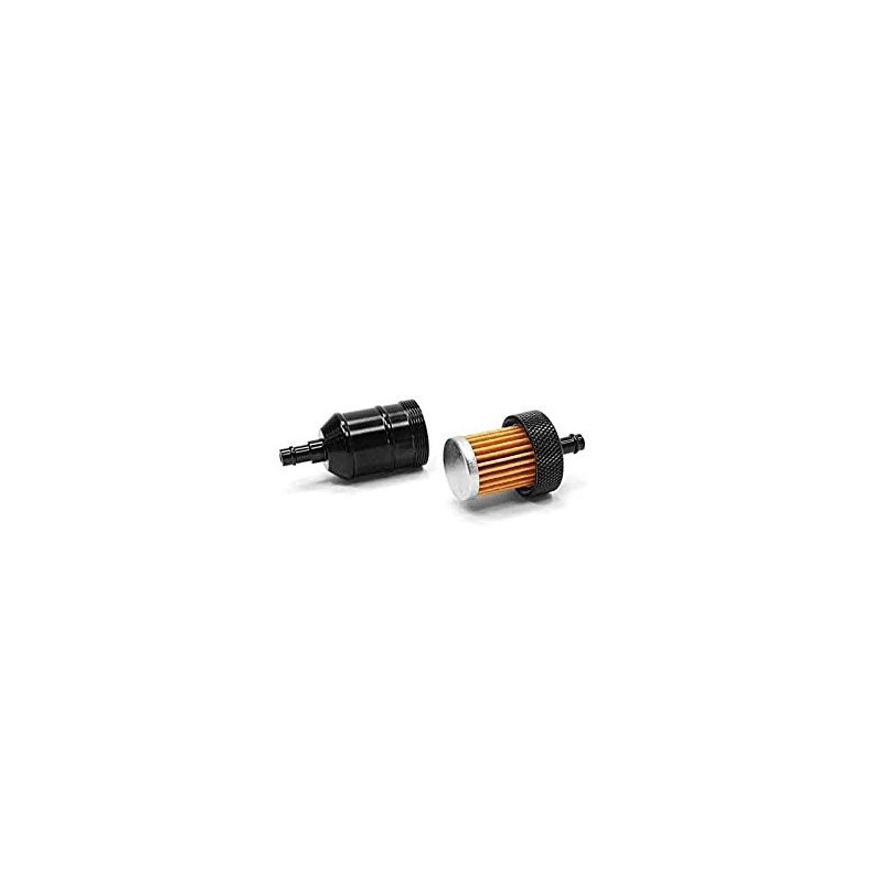 Fuel filter aluminum - Black