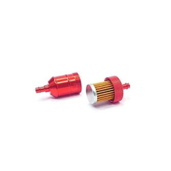 Fuel filter aluminum -Red