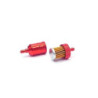Fuel filter aluminum -Red
