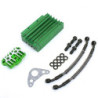 Pit bike Oil Cooler Kit - Green Dirt Bike Mini Moto Cross