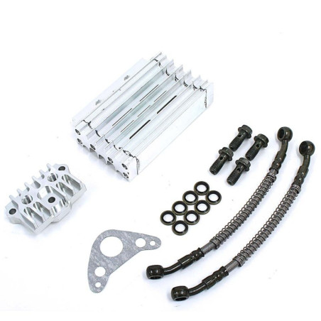 Pit bike Oil Cooler Kit - Chrome Dirt Bike Mini Moto Cross