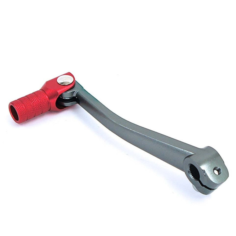 Gear Lever Aluminum - Grey / Red