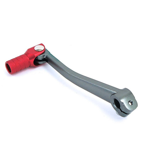 Gear Lever Aluminum - Grey / Red