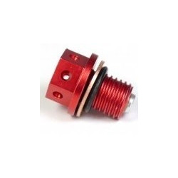 Pit bike Drain plugs CNC magnetic - Red Dirt Bike Mini Moto Cross
