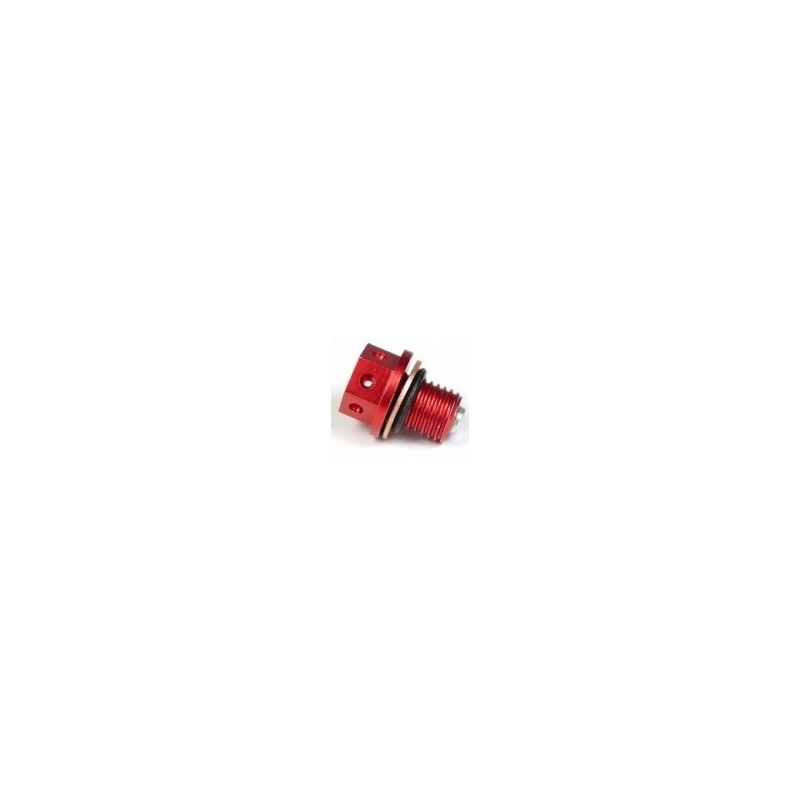 Pit bike Drain plugs CNC magnetic - Red Dirt Bike Mini Moto Cross