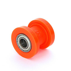 Chain roller teflon - ø10mm Orange