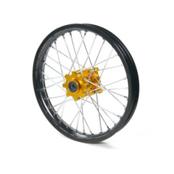 14" front aluminum rim - hub CNC - axle ø15mm