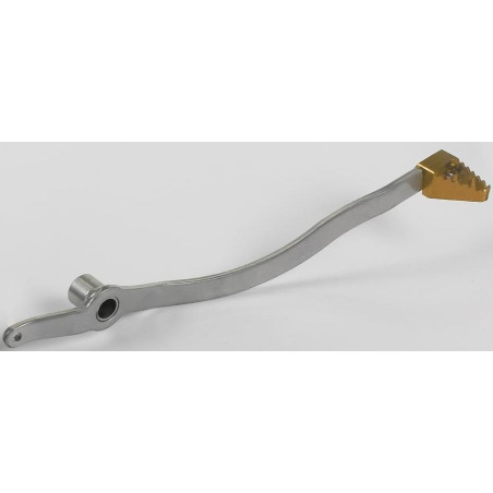 Brake pedal grey CNC Gold