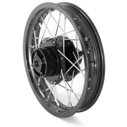 12" rear steel rim