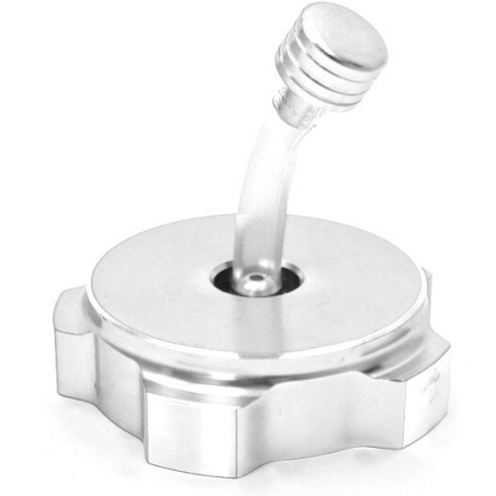 Tampa Depósito Combustível CNC -  Prata