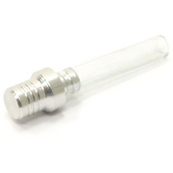 Tubo Respirador/Tampão Combustível Anodizado - Cinza