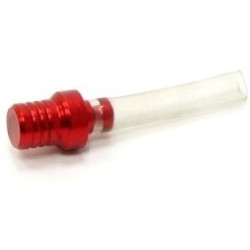 Tubo Respirador Anodizado - Vermelho