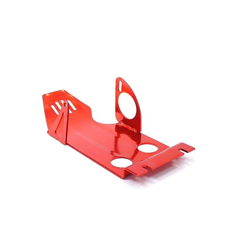 Engine protection plate for engine with E-starter - Red