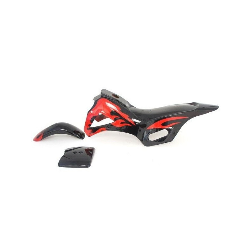 Mini Cross plastic Kit - Black / Red