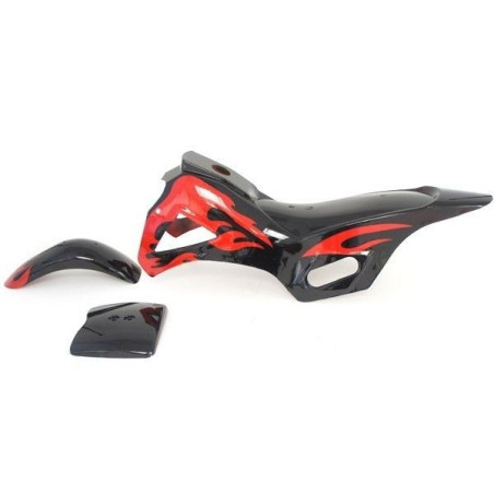 Mini Cross plastic Kit - Black / Red