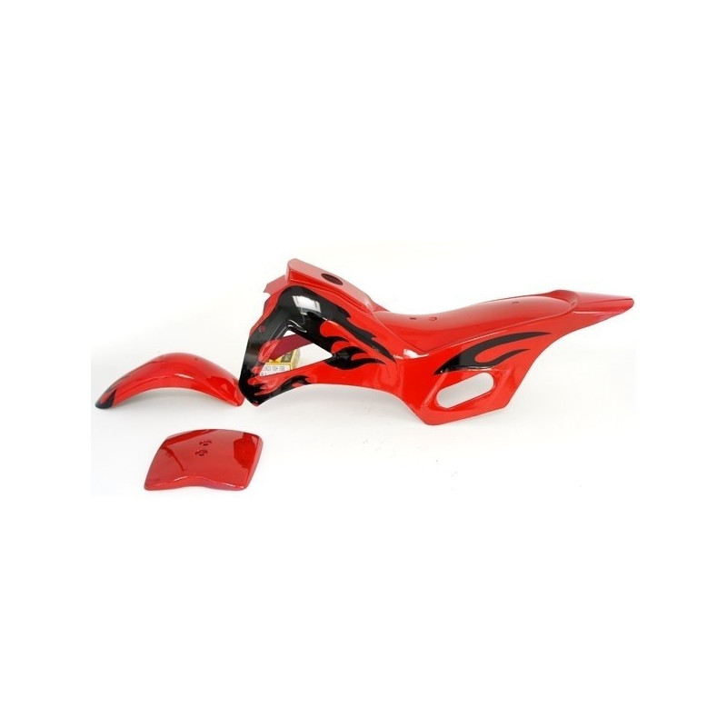 Mini Cross plastic Kit -  Red / Black