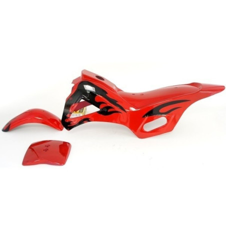 Mini Cross plastic Kit -  Red / Black