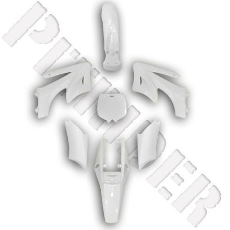 AGB Mini Moto Plastic Kit - White