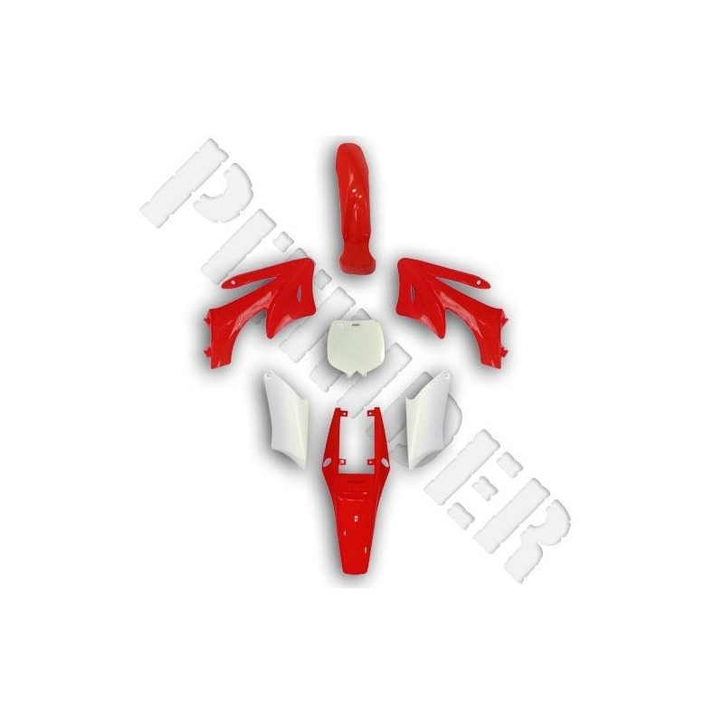 AGB Mini Moto Plastic Kit - Red