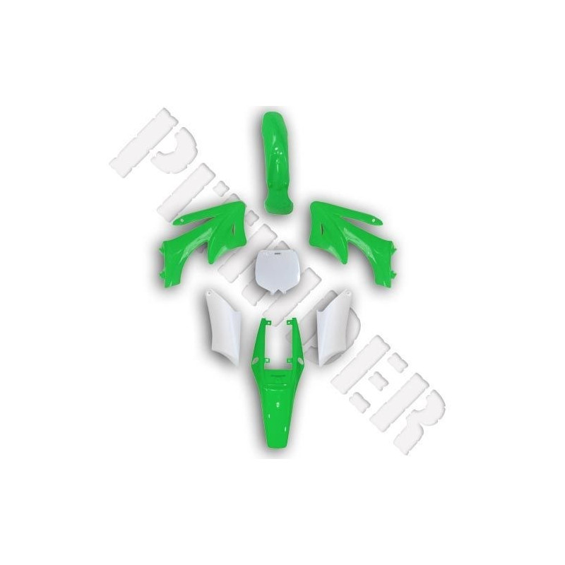 AGB Mini Moto Plastic Kit - Green