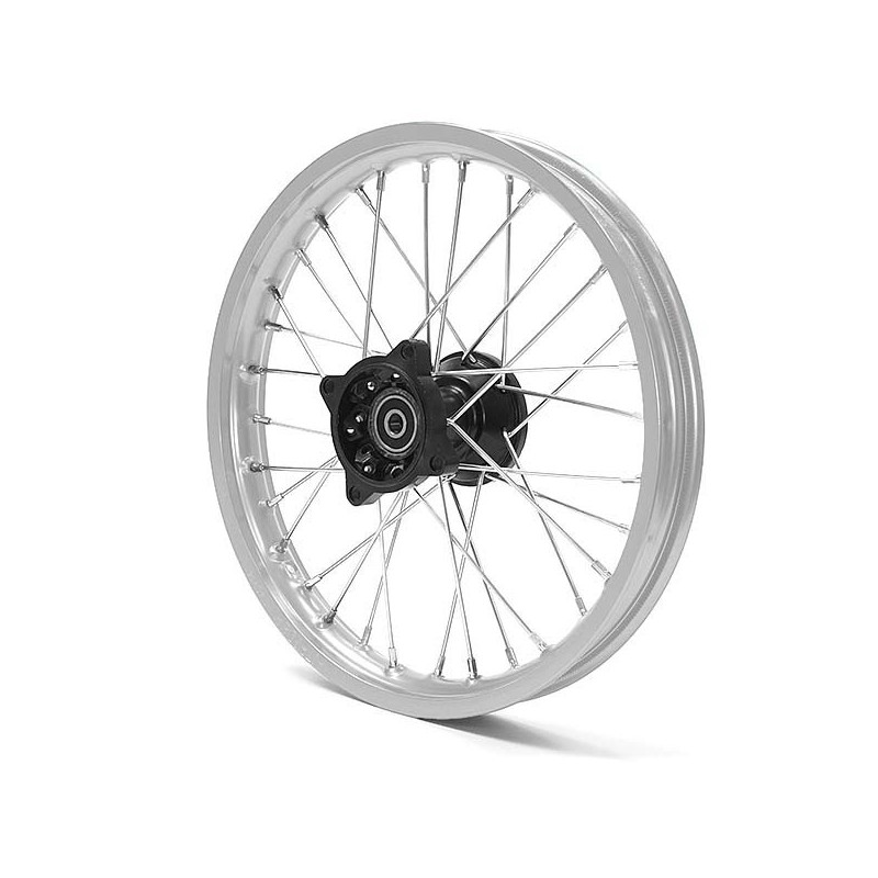 12" front aluminum rim Racing - Silver axle ø12mm