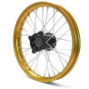 12" front aluminum rim Racing - Gold axle ø12mm