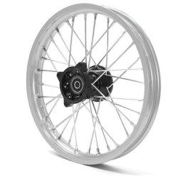 12" front aluminum rim Racing - Silver axle ø15mm