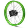 12" front aluminum rim Racing - Green axle ø15mm