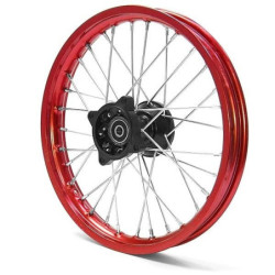 14" front aluminum rim Racing - Red axle ø15mm