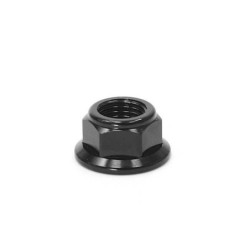 Wheel axle bolt aluminum ø12mm - Black