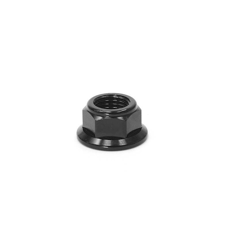 Wheel axle bolt aluminum ø12mm - Black