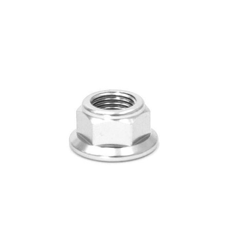 Wheel axle bolt aluminum ø12mm - Silver