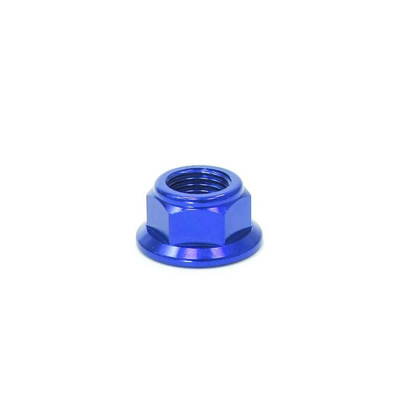 Wheel axle bolt aluminum ø12mm - Blue