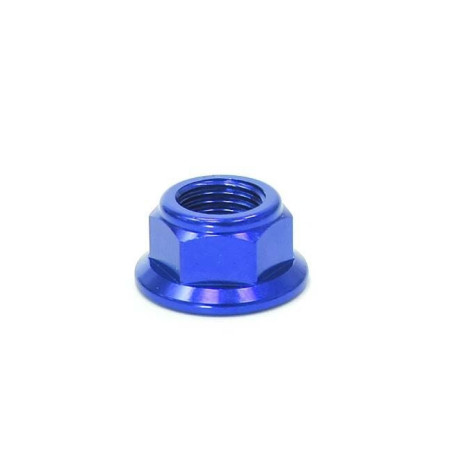 Wheel axle bolt aluminum ø12mm - Blue