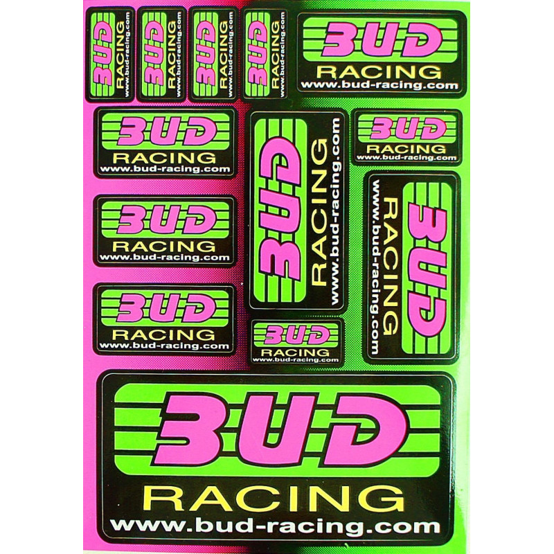 Decal sheet - BUD Racing