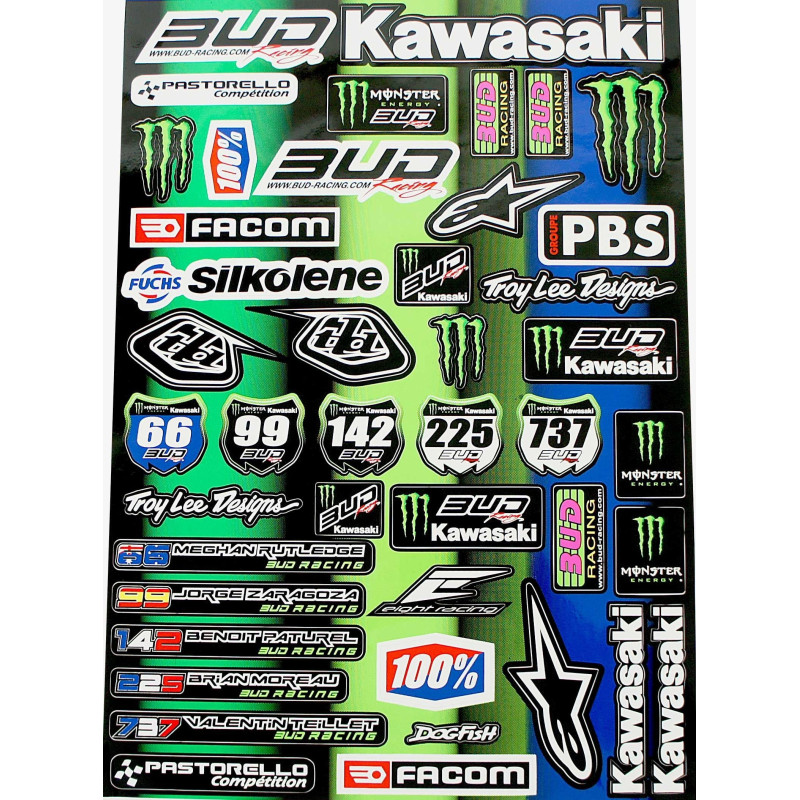 Decal sheet - BUD Racing