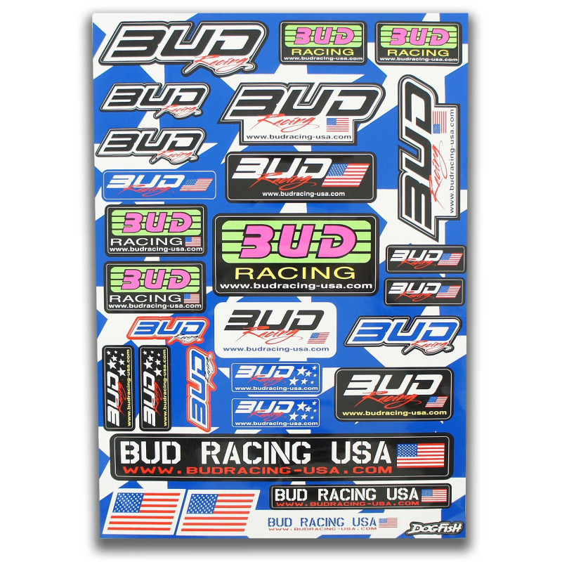 Decal sheet - BUD Racing