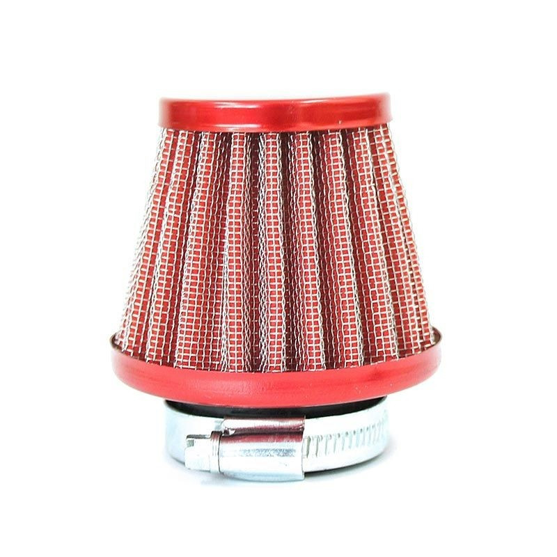 Air filter steel Red - ø38mm